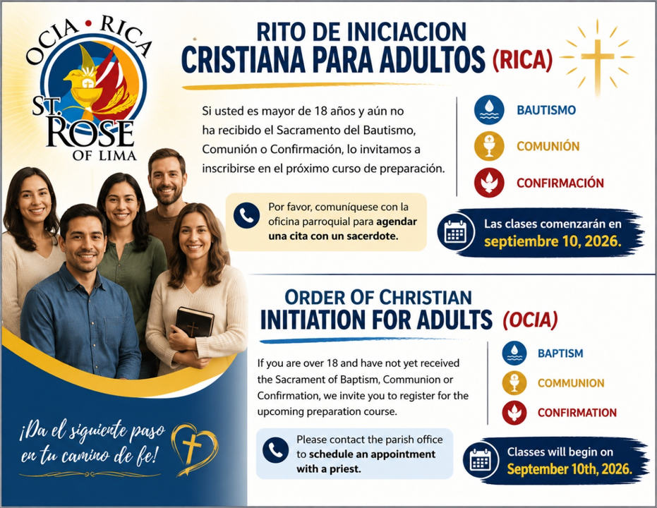OCIA RICA registration 2026